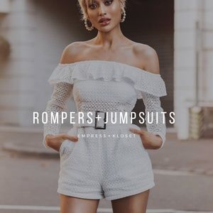 ROMPERS + JUMPSUITS